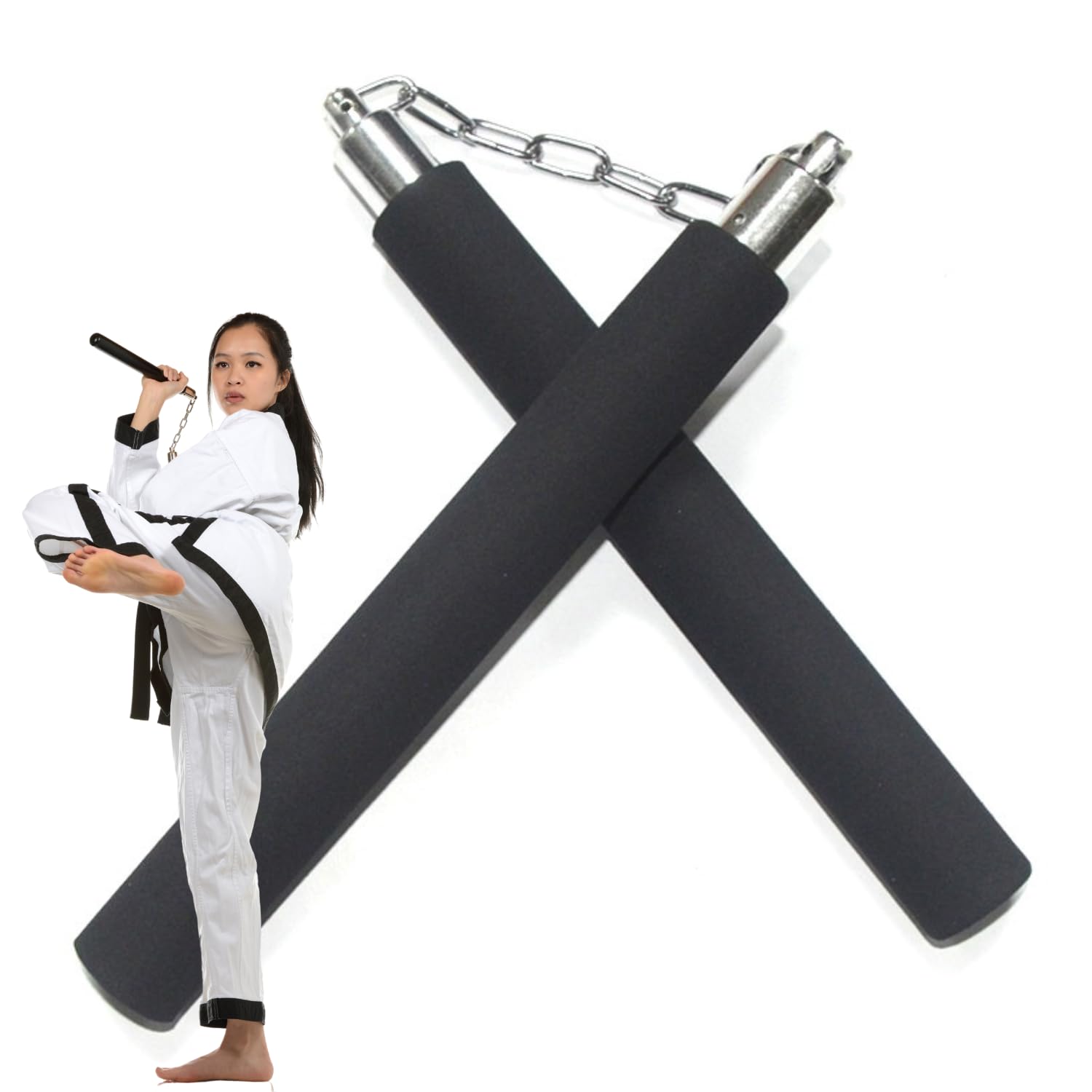 Amazon | ozgram ヌンチャク 【ウレタン製 ブラック】 トレーニング